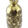 Wazon złoty roślinny motyw Golden Vase 31 cm