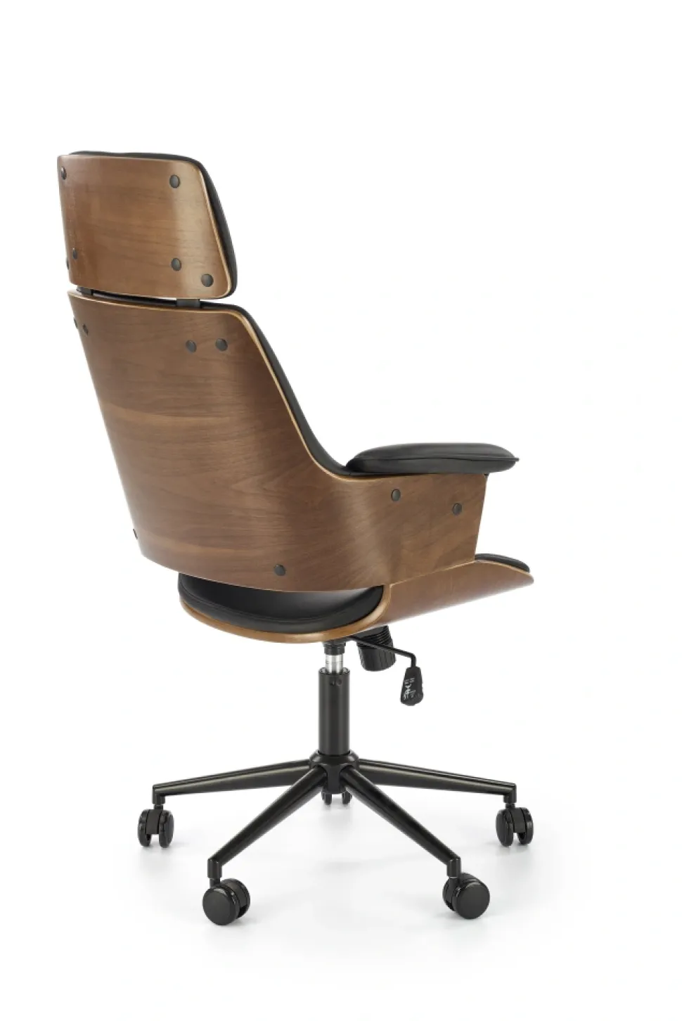 WEBER fotel gabinetowy orzechowy / czarny (1p=1szt)1 sztuka