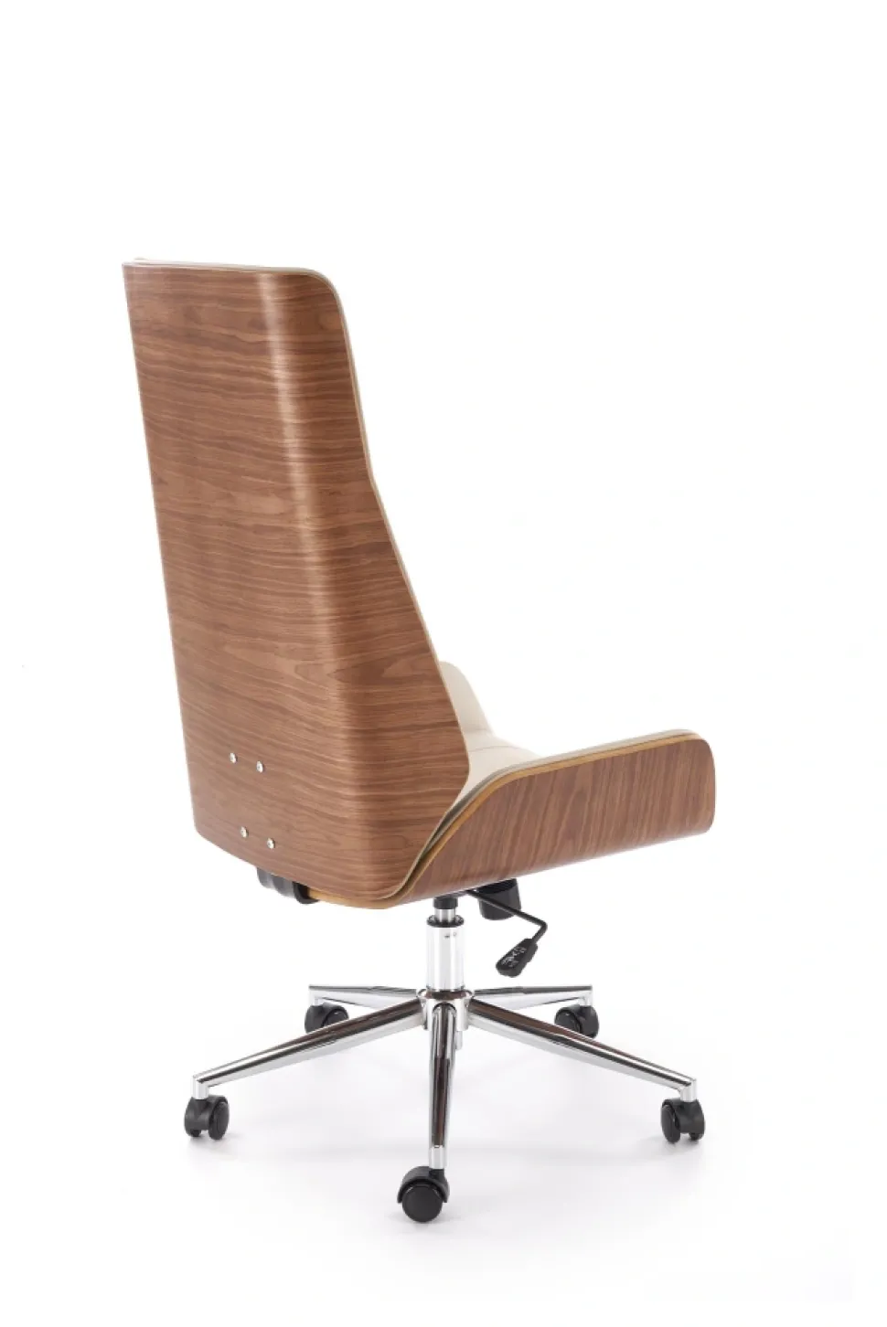 WEBSTER fotel gabinetowy orzechowy/beżowy1 sztuka