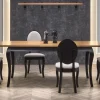 WINDSOR stół rozkładany 160-240x90x76 cm kolor ciemny dąb/czarny (2p=1szt)1 sztuka
