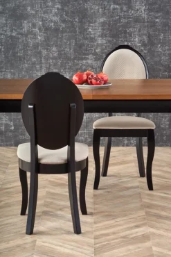 WINDSOR stół rozkładany 160-240x90x76 cm kolor ciemny dąb/czarny (2p=1szt)1 sztuka