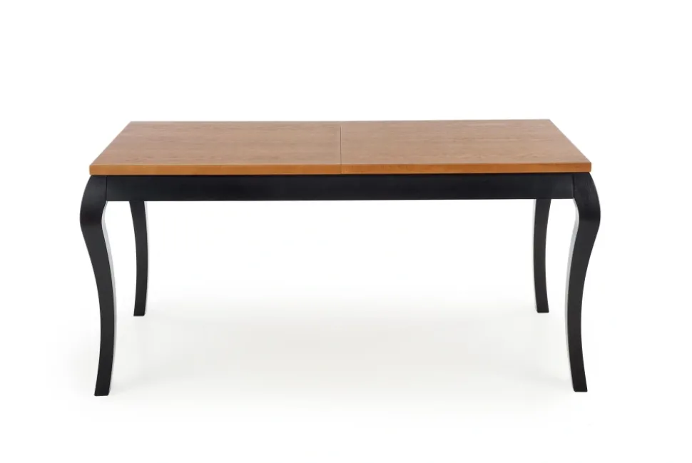 WINDSOR stół rozkładany 160-240x90x76 cm kolor ciemny dąb/czarny (2p=1szt)1 sztuka