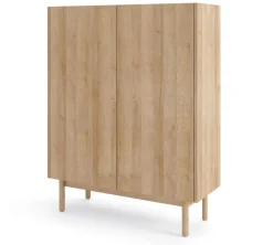 Wysoka komoda dwudrzwiowa Boho