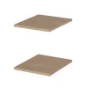 2x Krótka dodatkowa półka do komody EA-01, EA-03 Lenart EASY EA-05