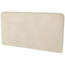 ZAGŁÓWEK TAPICEROWANY BEŻOWY BOUCLE do półkotapczanu BED CONCEPT Lenart TKANINA PIU 03