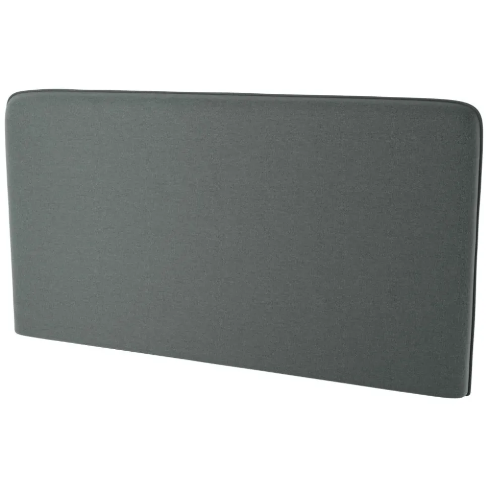 ZAGŁÓWEK TAPICEROWANY GRAFITOWY do półkotapczanu BED CONCEPT Lenart TKANINA ART 82630