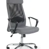 ZOOM fotel pracowniczy tkanina popielaty1 sztuka