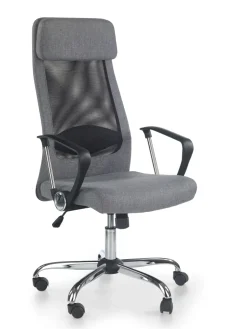 ZOOM fotel pracowniczy tkanina popielaty1 sztuka