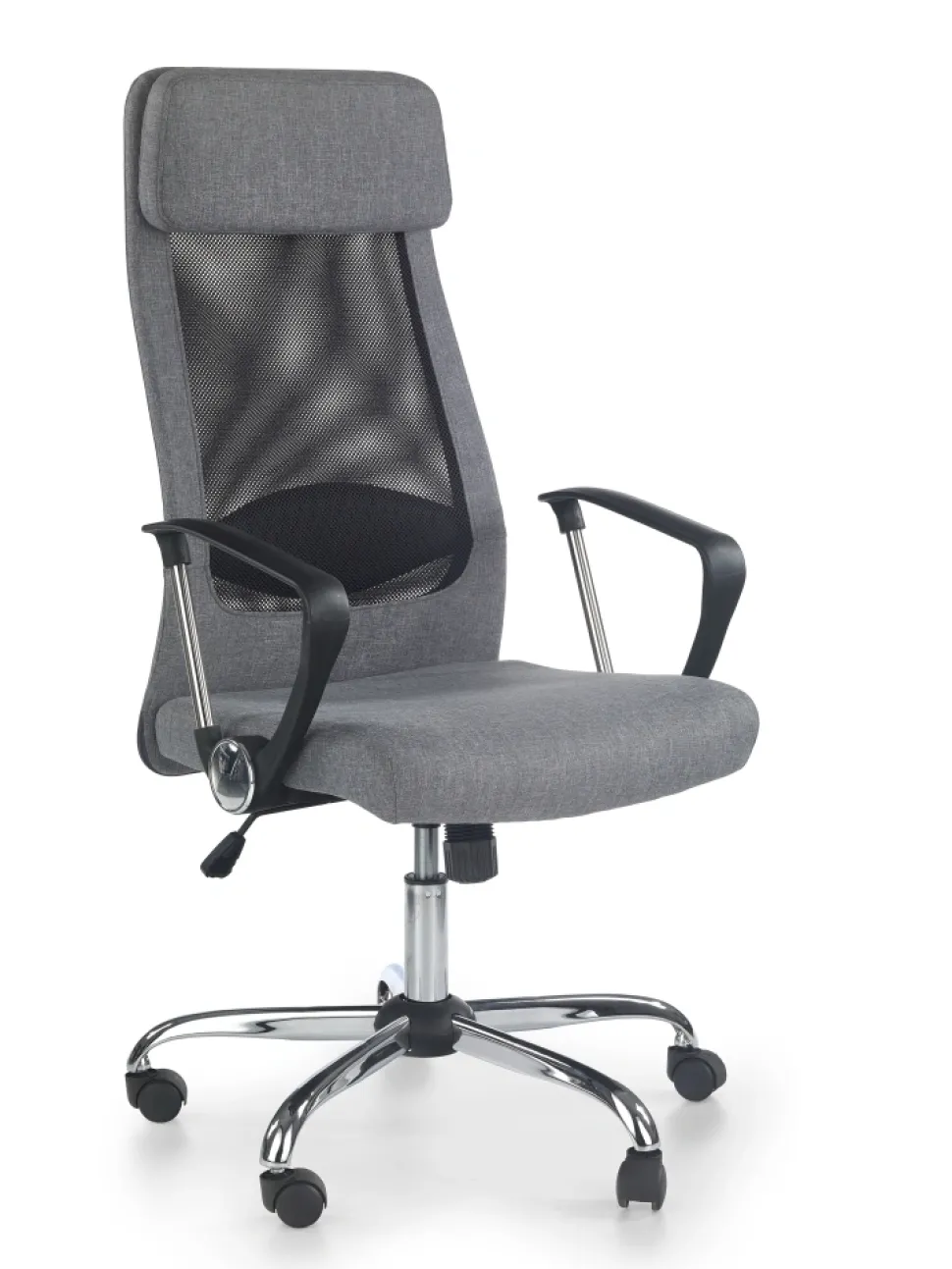 ZOOM fotel pracowniczy tkanina popielaty1 sztuka