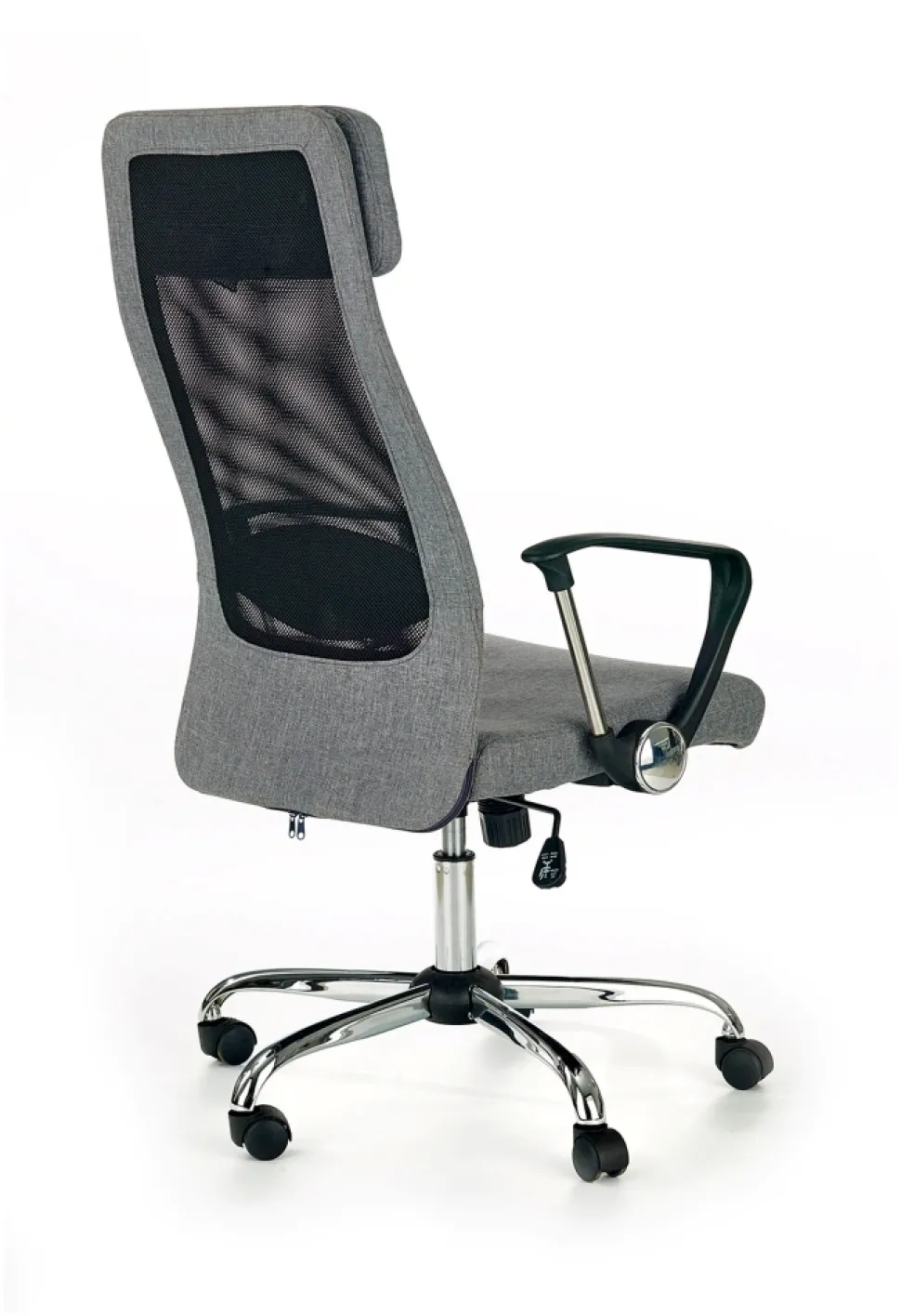 ZOOM fotel pracowniczy tkanina popielaty1 sztuka